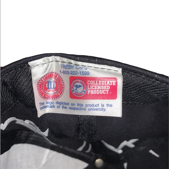 Vintage 90s Penn State Nittany Lions Drew Pearson Lightning Snapback Hat - Picture 6 of 6